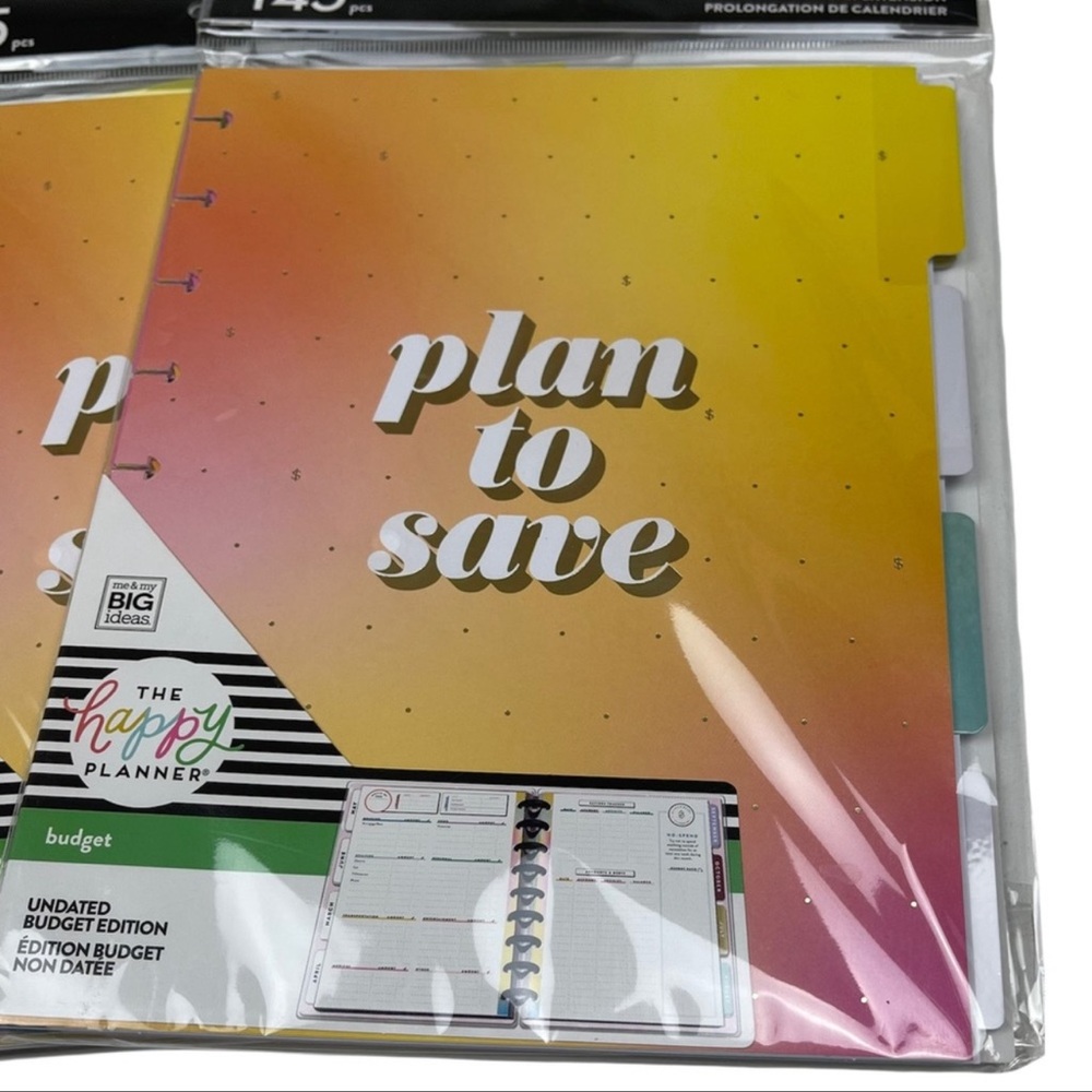 New In Package The Happy Planner/ Plan To Save